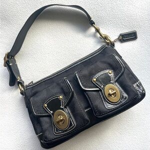 Coach Legacy Shoulder Bag Purse Y2K Black F13102
